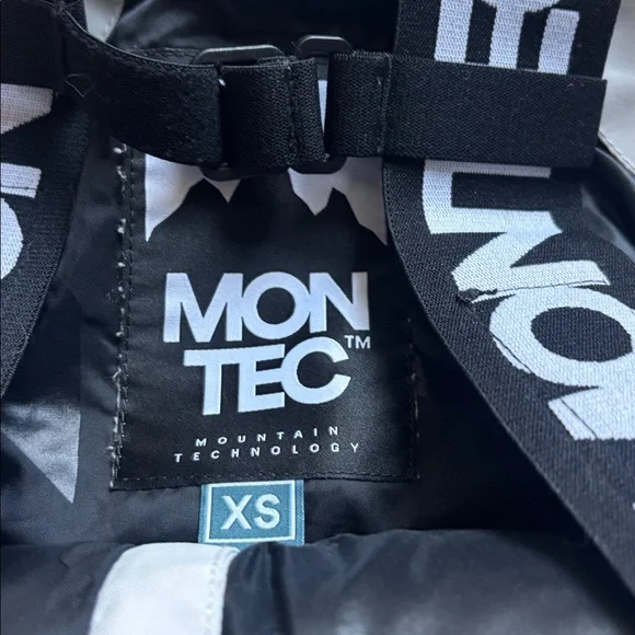 Montec Bibs an Jacket Set XS Pink and Gray - Picture 6 of 7